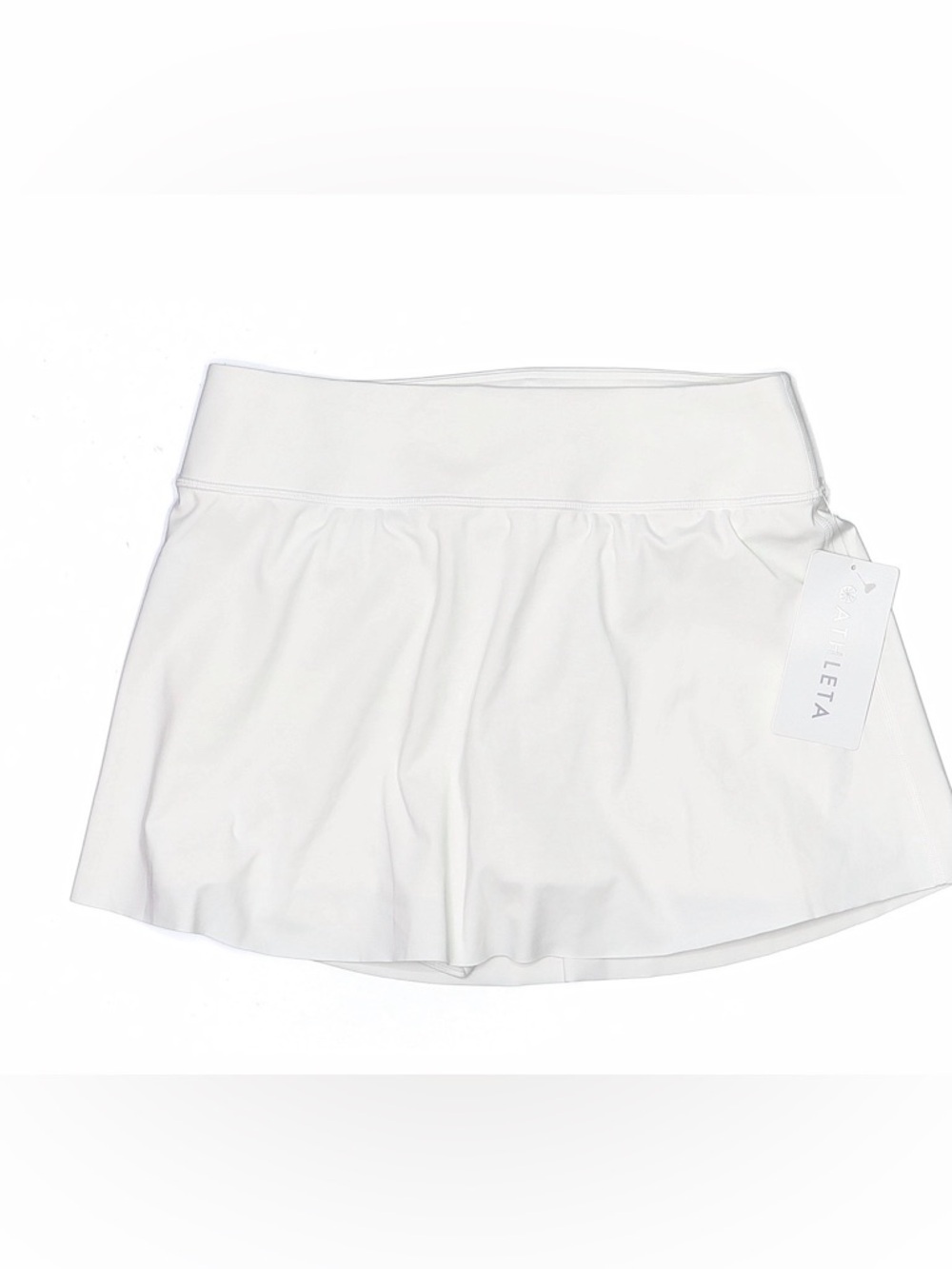 Athleta Ace Advantage 13.5” Skort Skirt White Size Medium NWT Tennis Pickleball